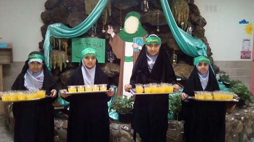 برگزاری جشن مبعث پیامبر گرامی اسلام حضرت رسول اکرم (ص) در دبستان دخترانه